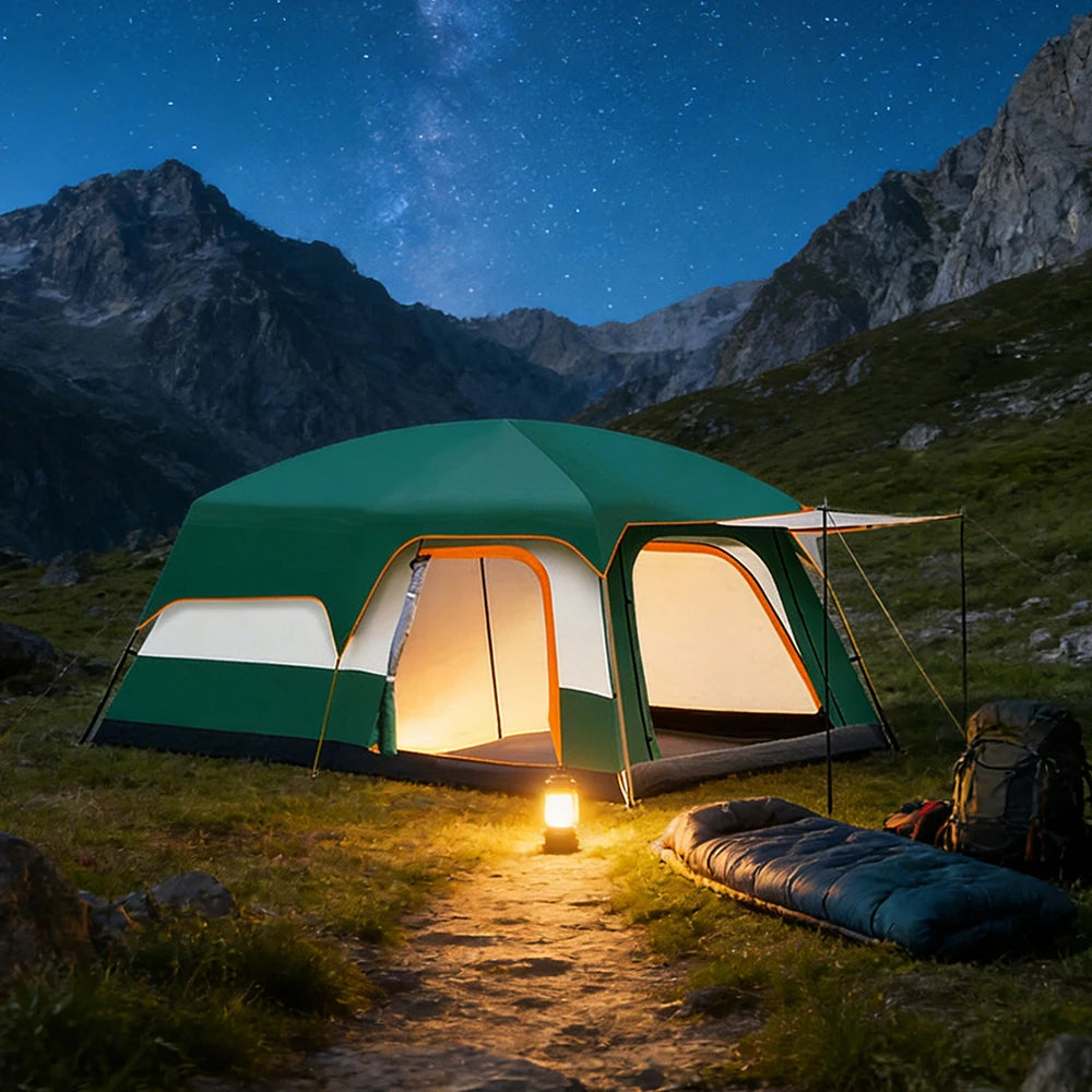 Tente Familiale 3-4 Personnes Vestibule Avant — CampNest HGTUGO