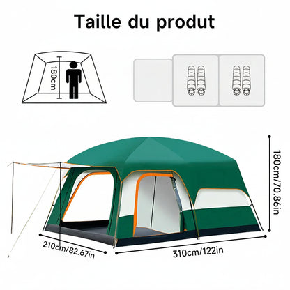 Tente Familiale 3-4 Personnes Vestibule Avant — CampNest HGTUGO